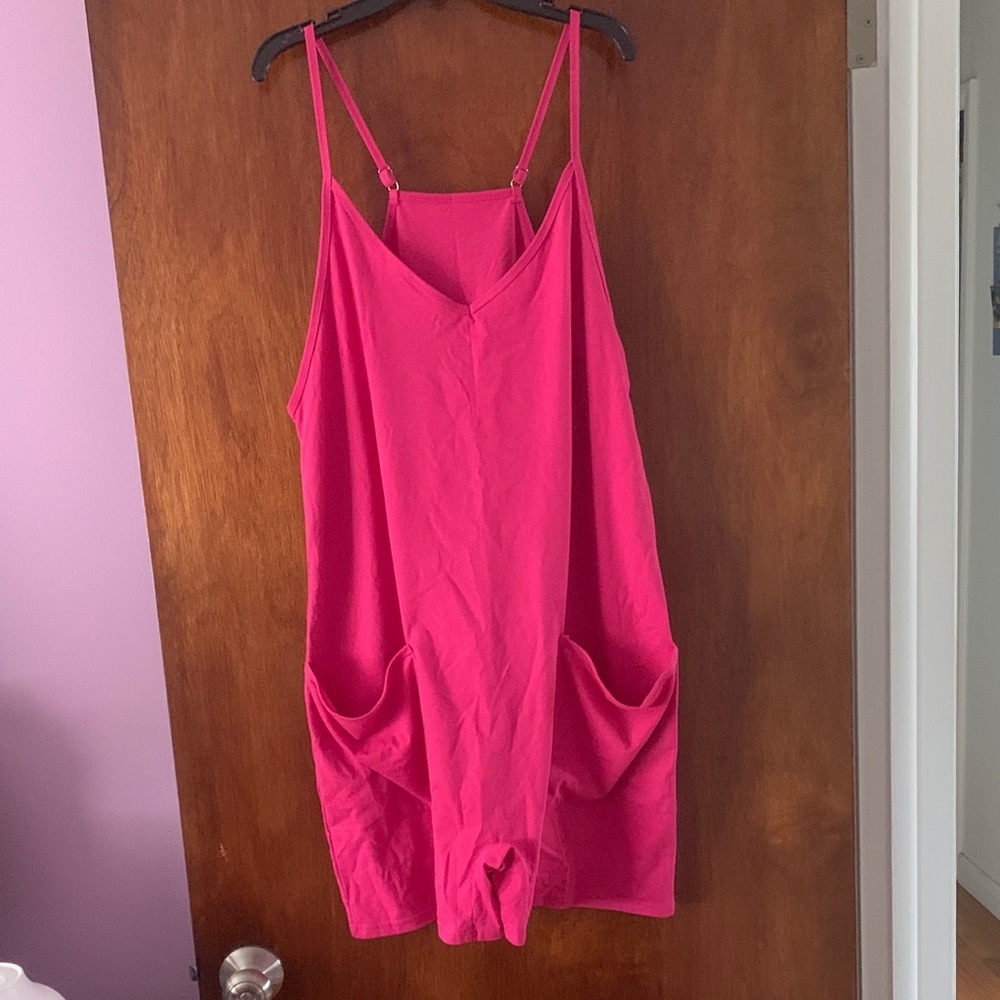 Brand new Pink Sleeveless maternity Romper